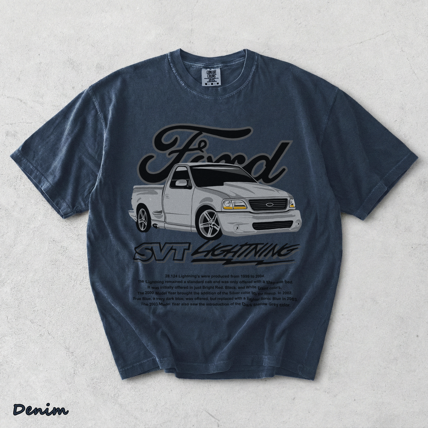 Ford svt lightning 1 - Denim mockup