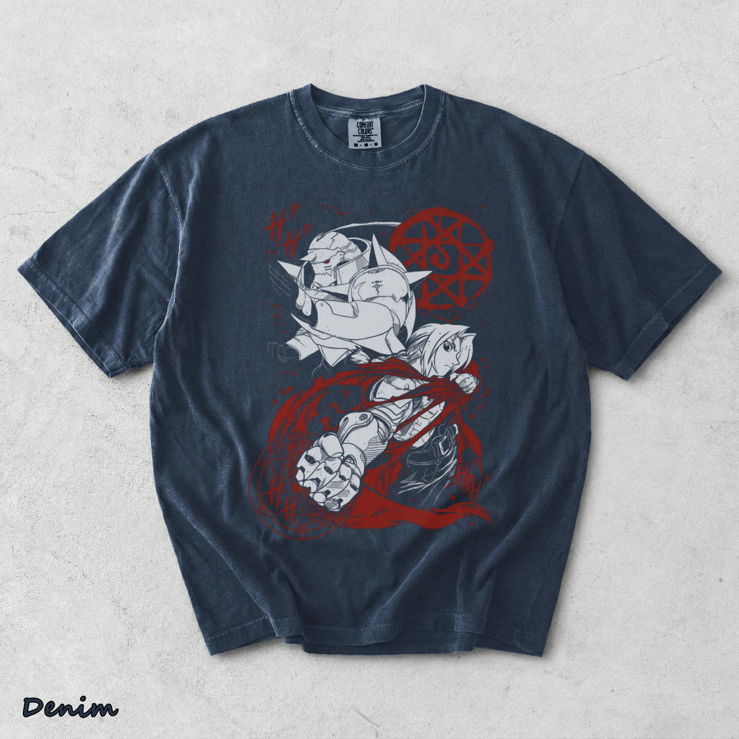 Fullmetal Alchemist B - Denim mockup