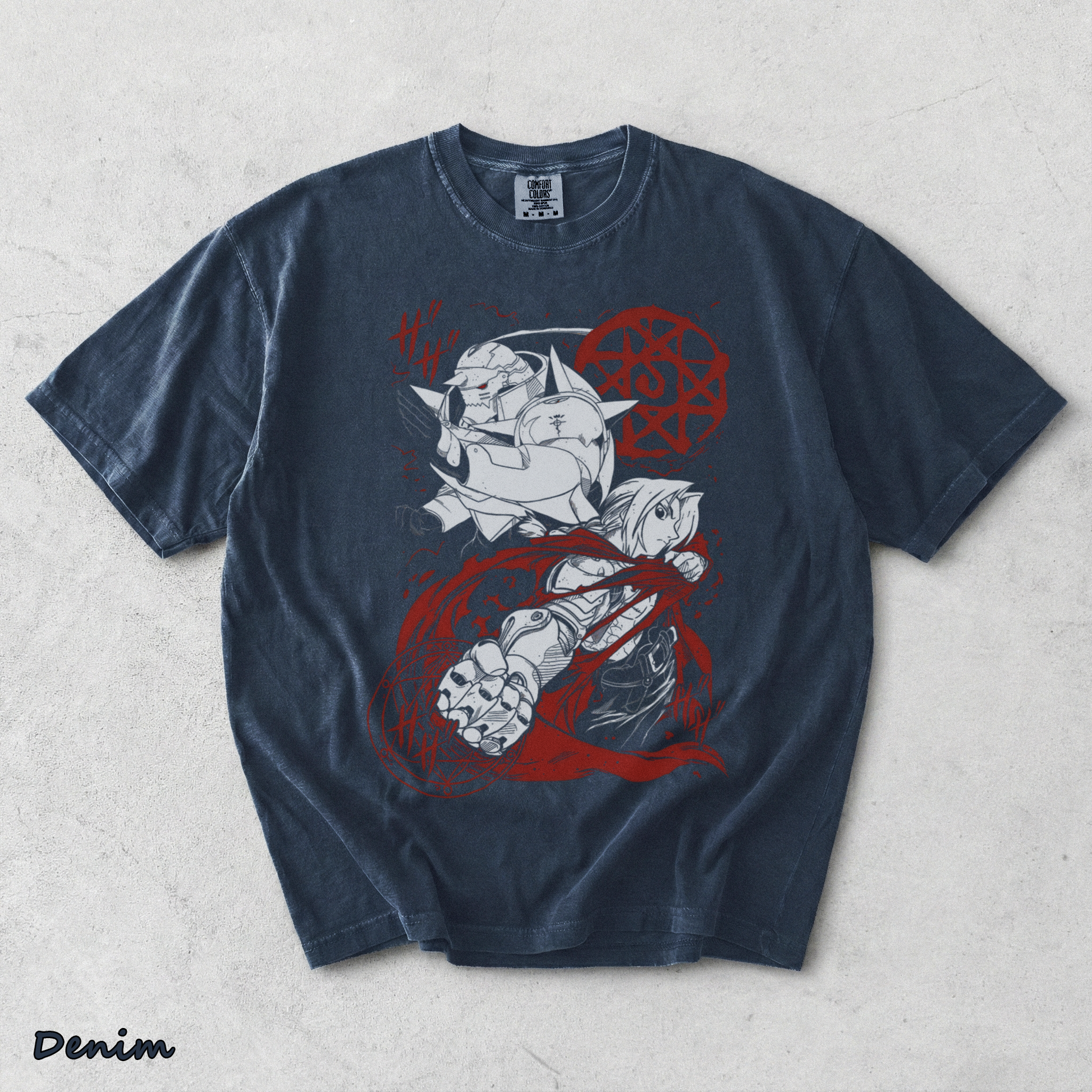 Fullmetal Alchemist B - Denim mockup