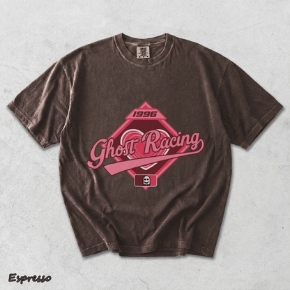 Ghost Racing Heart - Espresso mockup