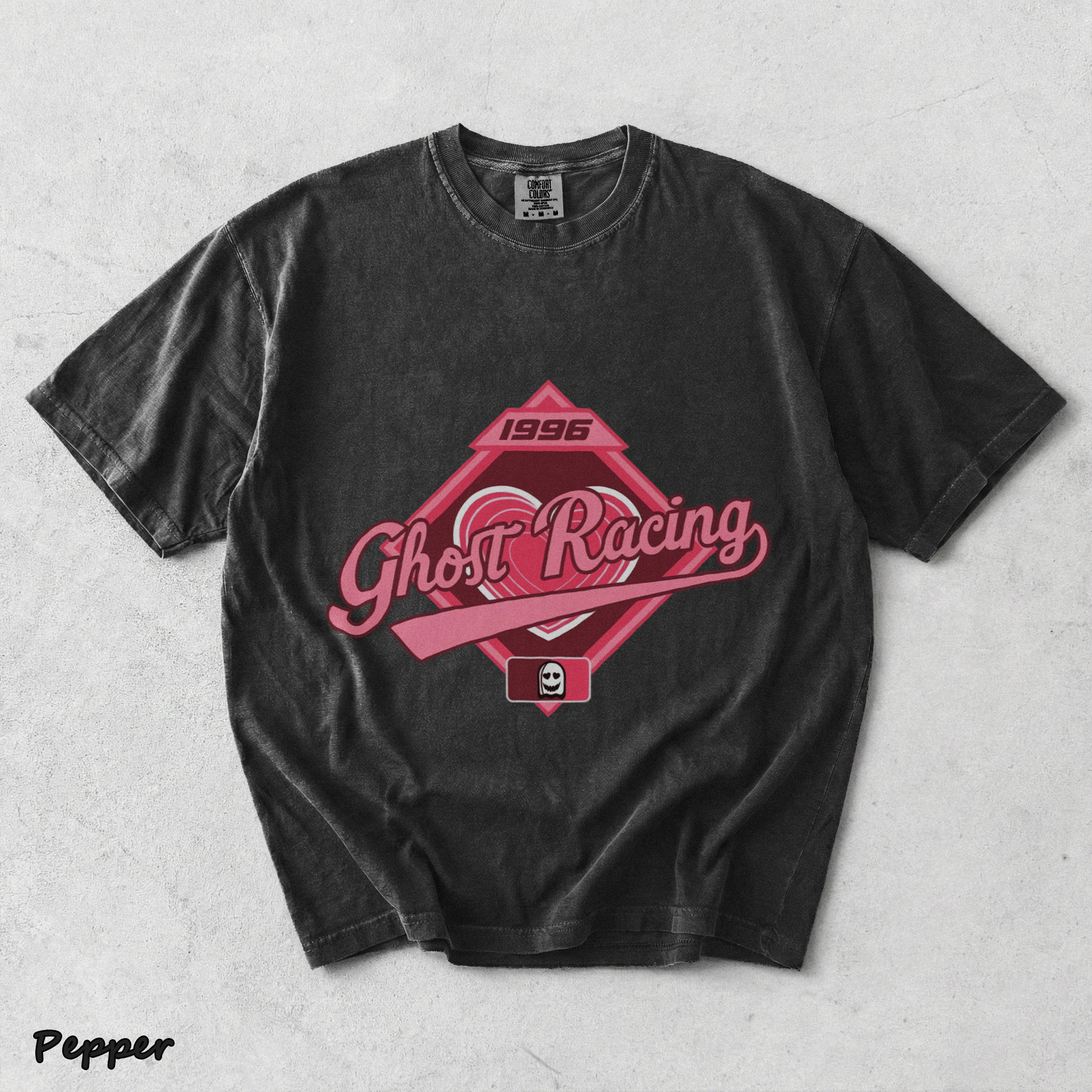 Ghost Racing Heart - Pepper mockup
