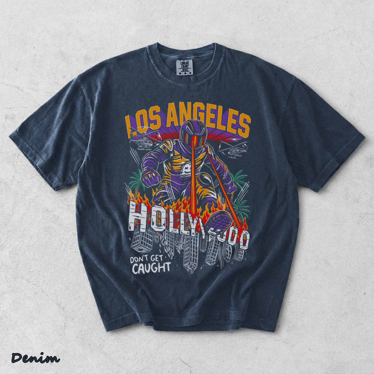 Ghost Racing Los Angeles - Denim mockup