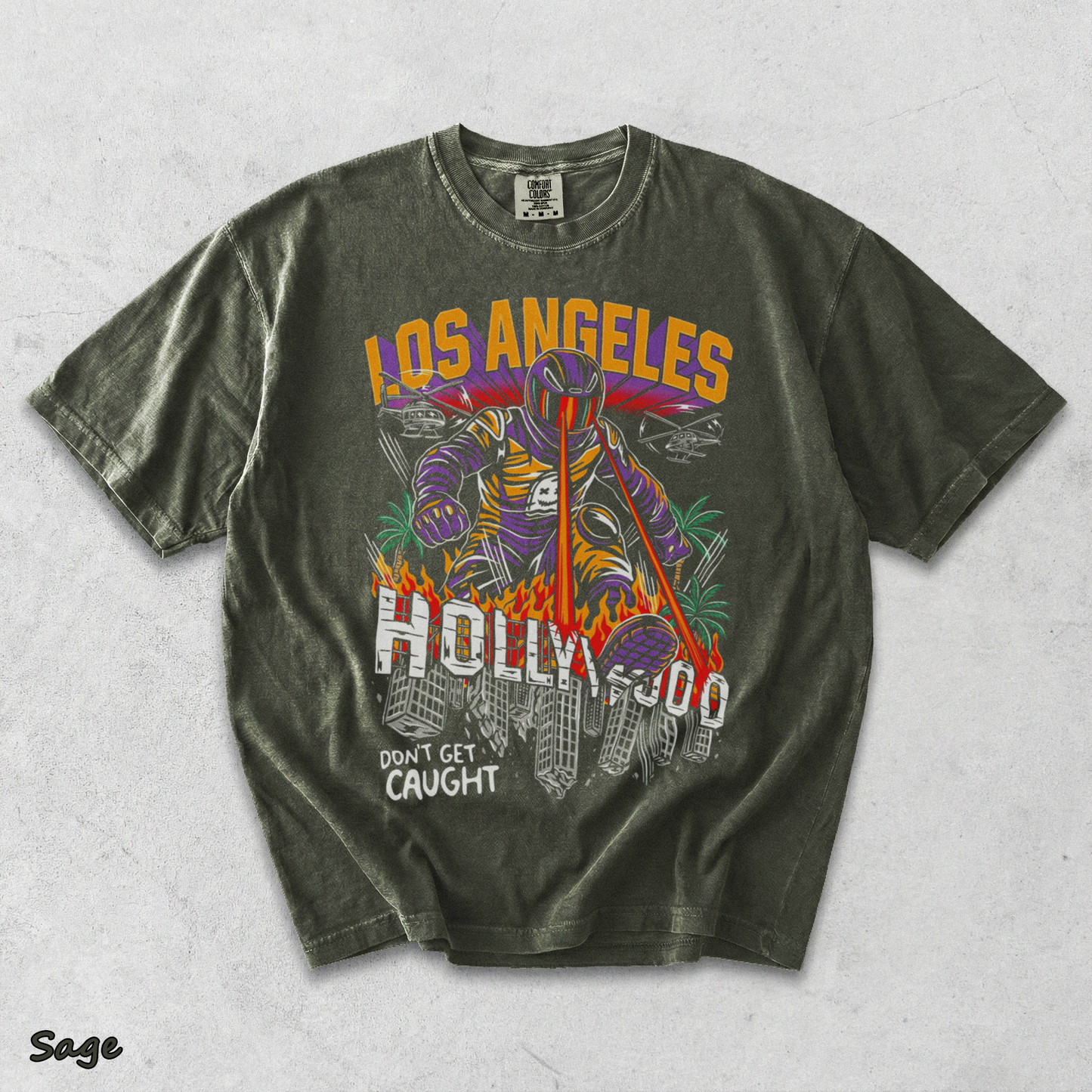 Ghost Racing Los Angeles - Sage mockup