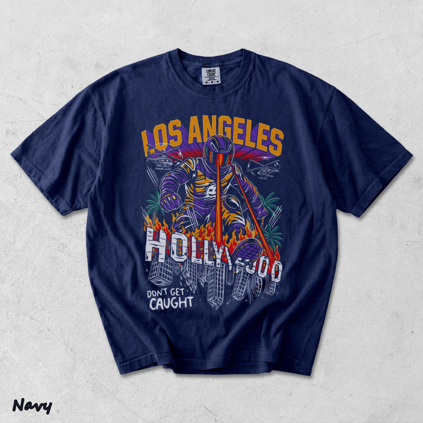Ghost Racing Los Angeles - True Navy mockup