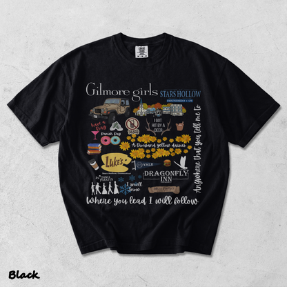 Gilmore girls sweatshirt, Stars Hollow - Black mockup