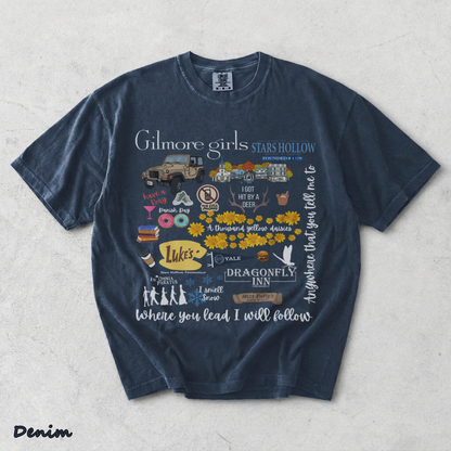 Gilmore girls sweatshirt, Stars Hollow - Denim mockup