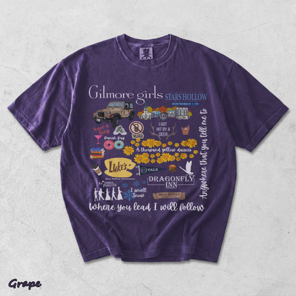 Gilmore girls sweatshirt, Stars Hollow - Grape mockup