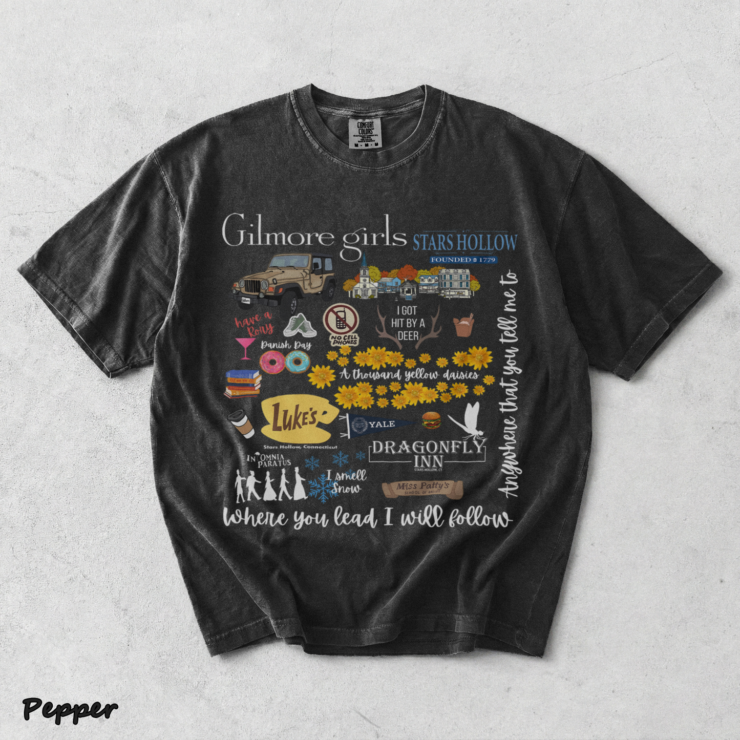 Gilmore girls sweatshirt, Stars Hollow - Pepper mockup