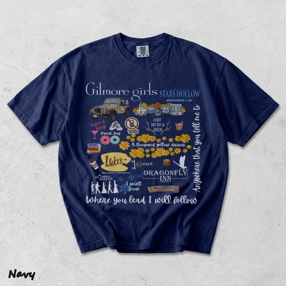 Gilmore girls sweatshirt, Stars Hollow - True Navy mockup