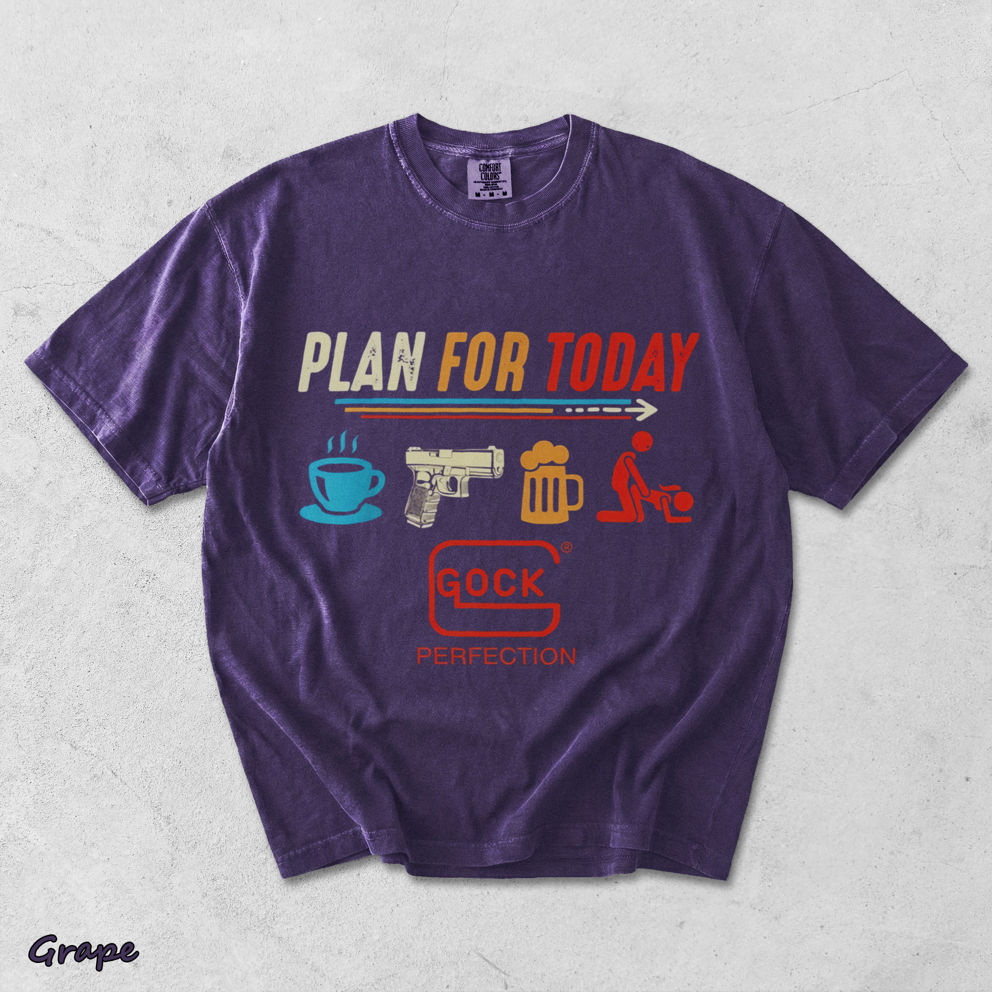 Glock Plan For Today - Grape mockup