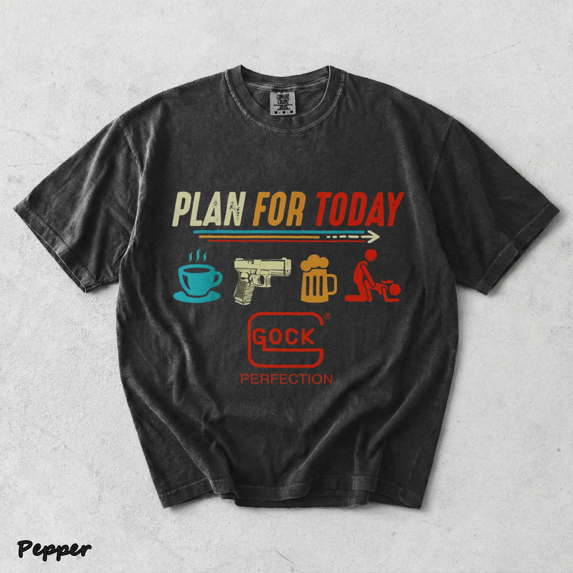 Glock Plan For Today - Pepper mockup