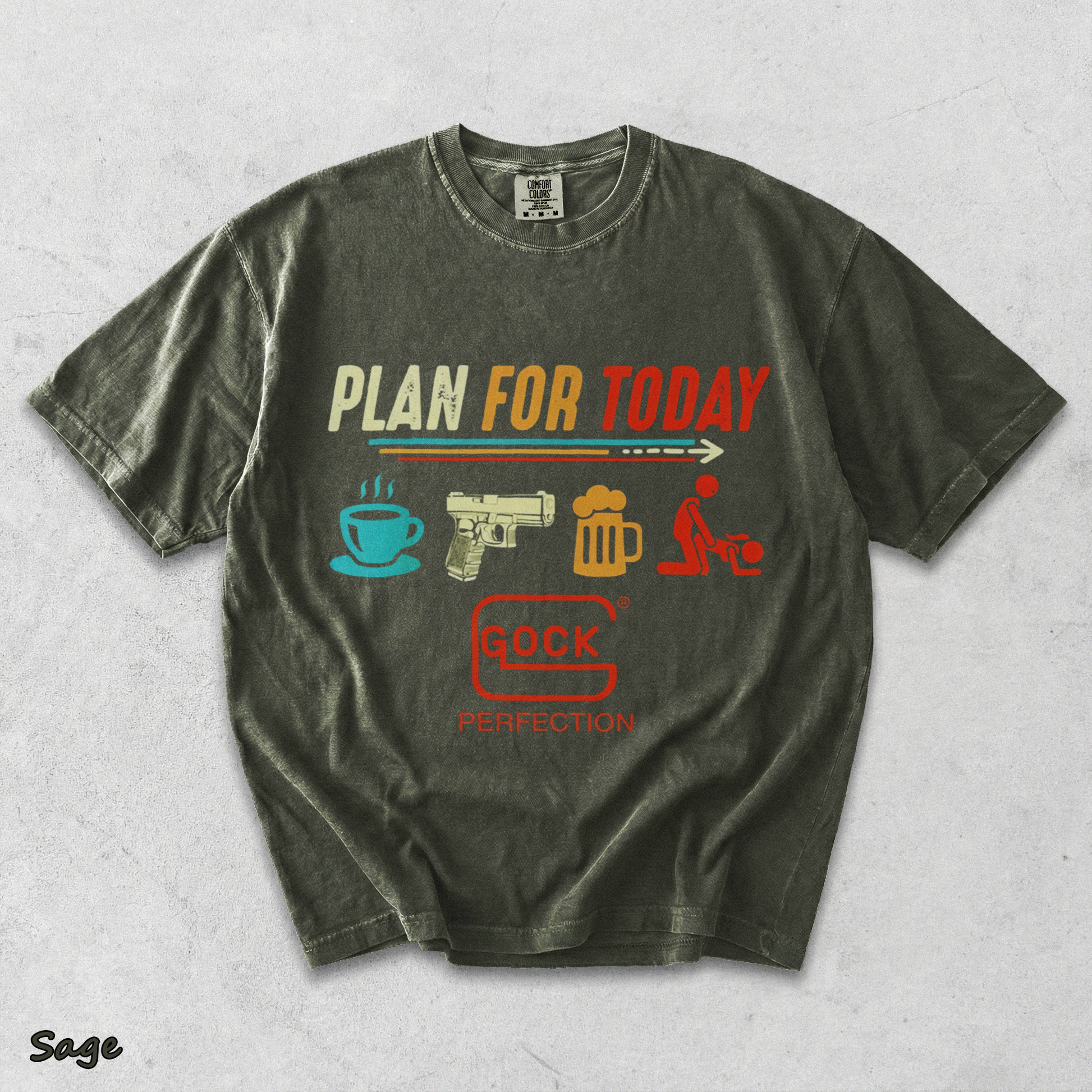 Glock Plan For Today - Sage mockup