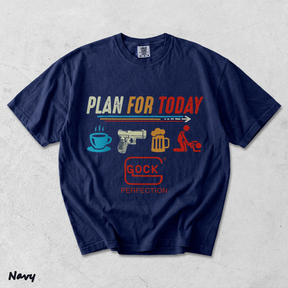 Glock Plan For Today - True Navy mockup
