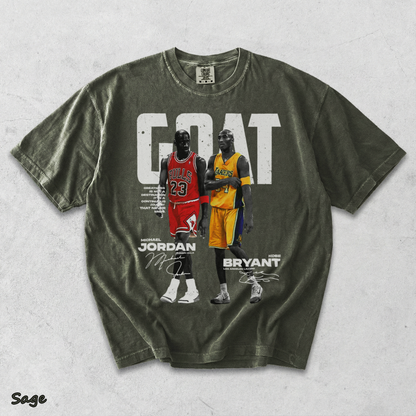 Goat MJ And Kb Bryant - Sage mockup
