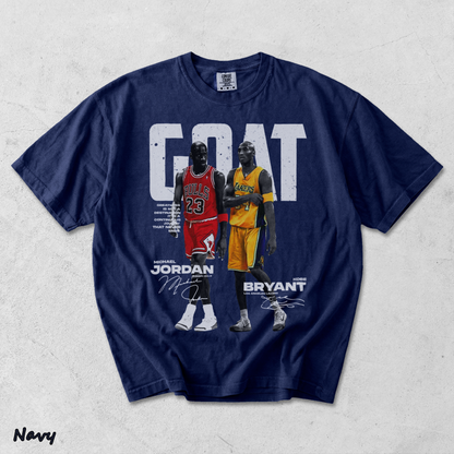 Goat MJ And Kb Bryant - True Navy mockup