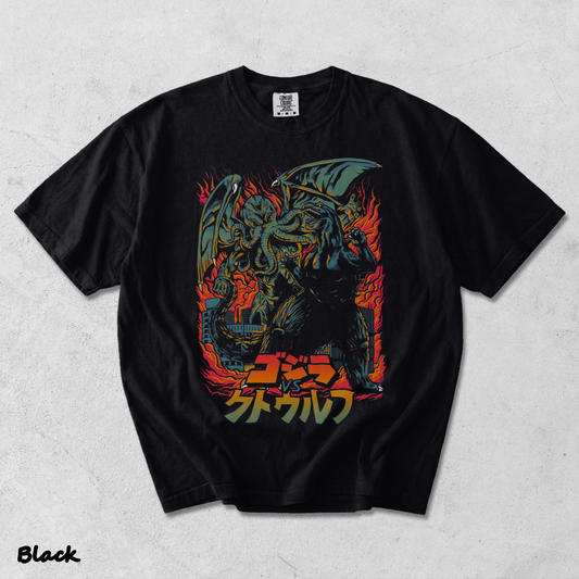 Godzilla Shirt Minus One Classic Movie - Black mockup
