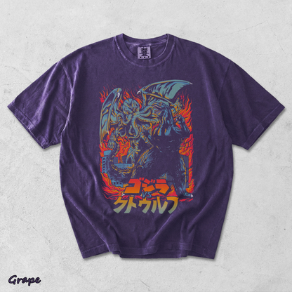 Godzilla Shirt Minus One Classic Movie - Grape mockup