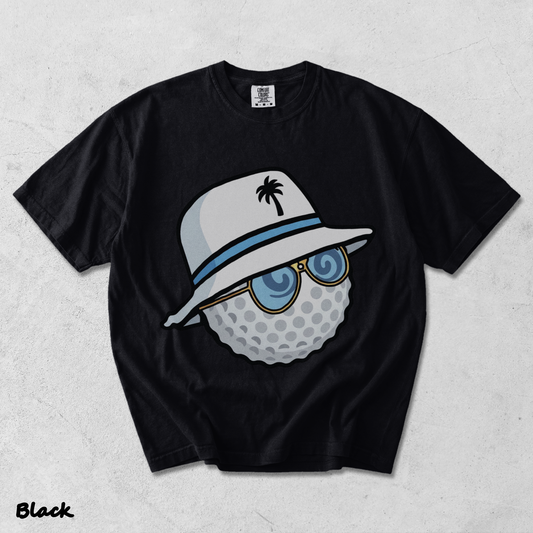 Golf Ball - Black mockup