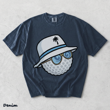 Golf Ball - Denim mockup
