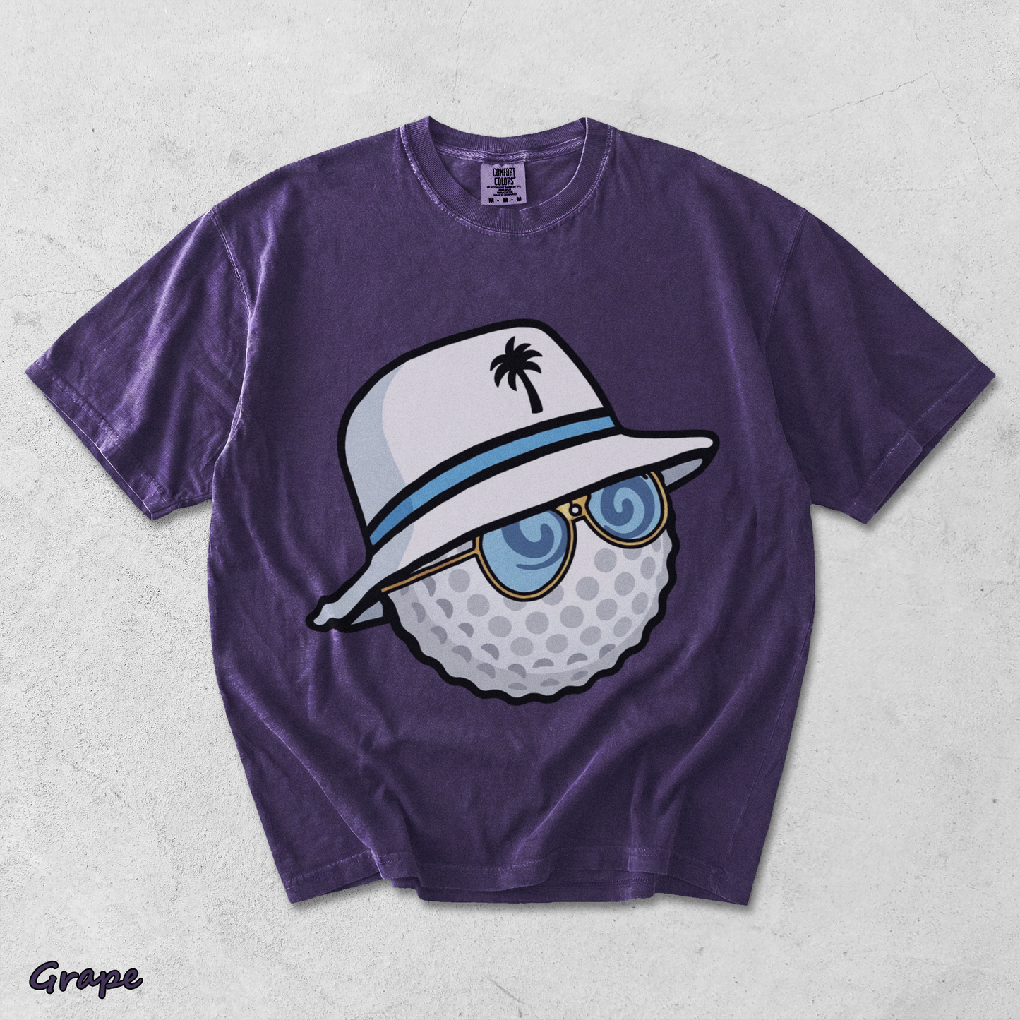Golf Ball - Grape mockup