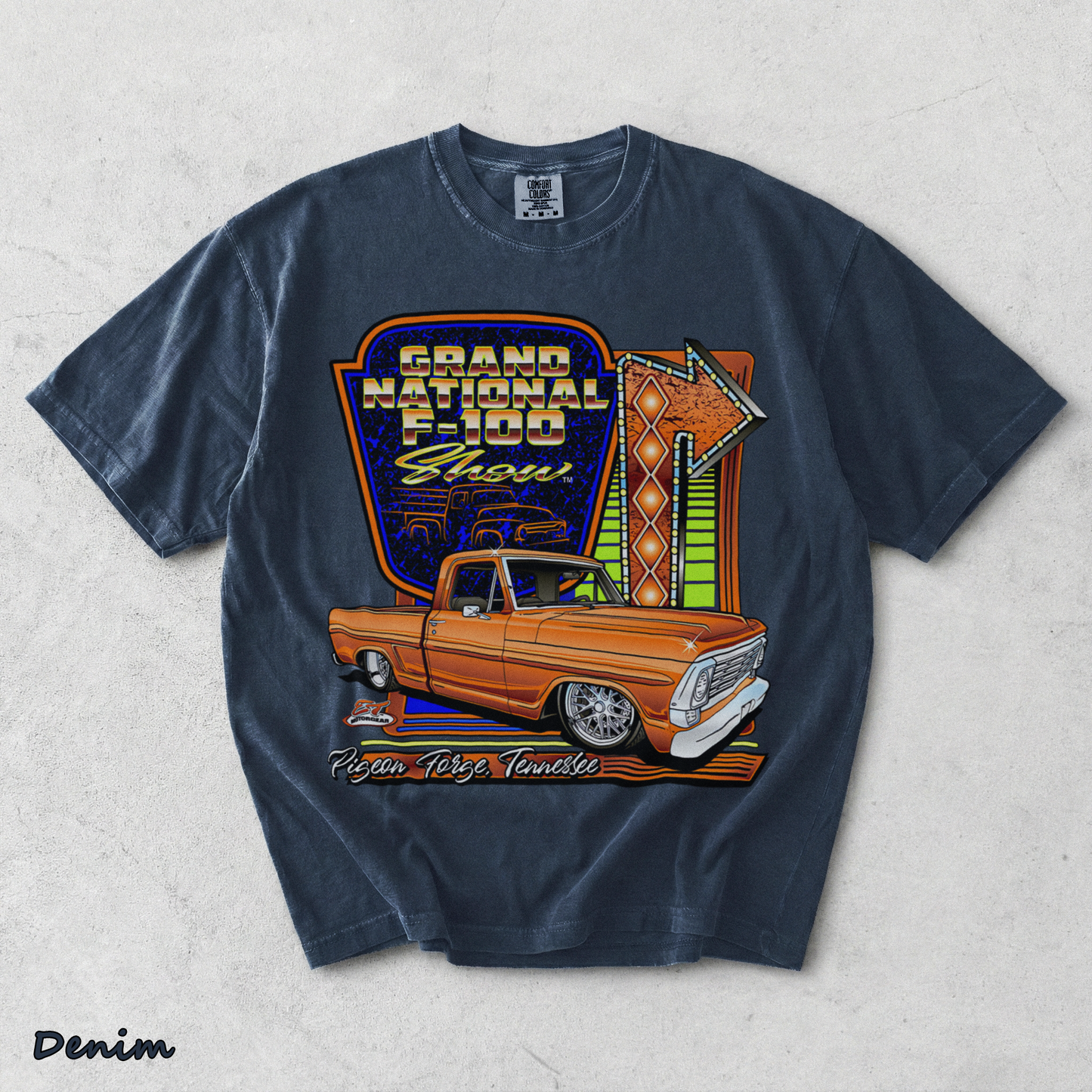 Grand National F100 - Denim mockup