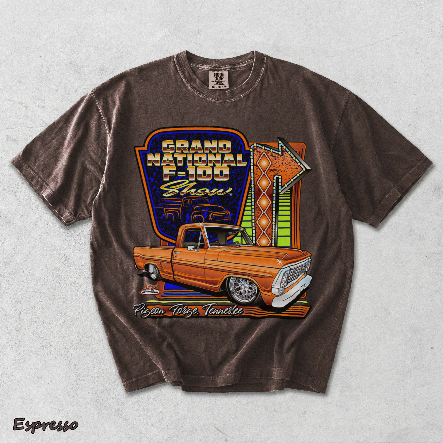 Grand National F100 - Espresso mockup