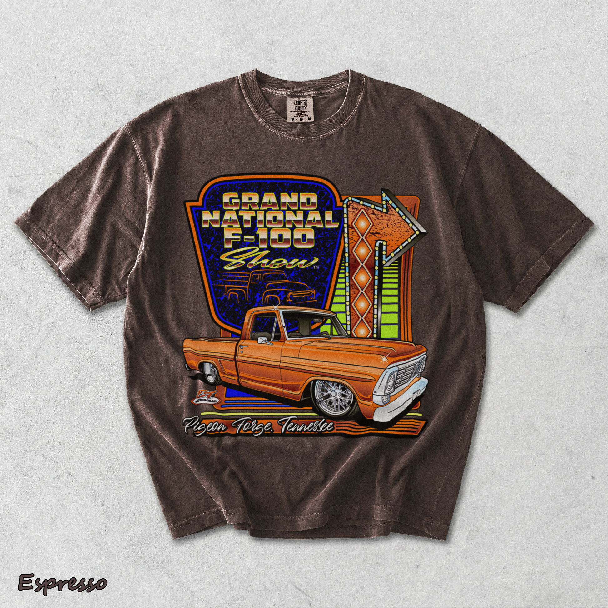Grand National F100 - Espresso mockup