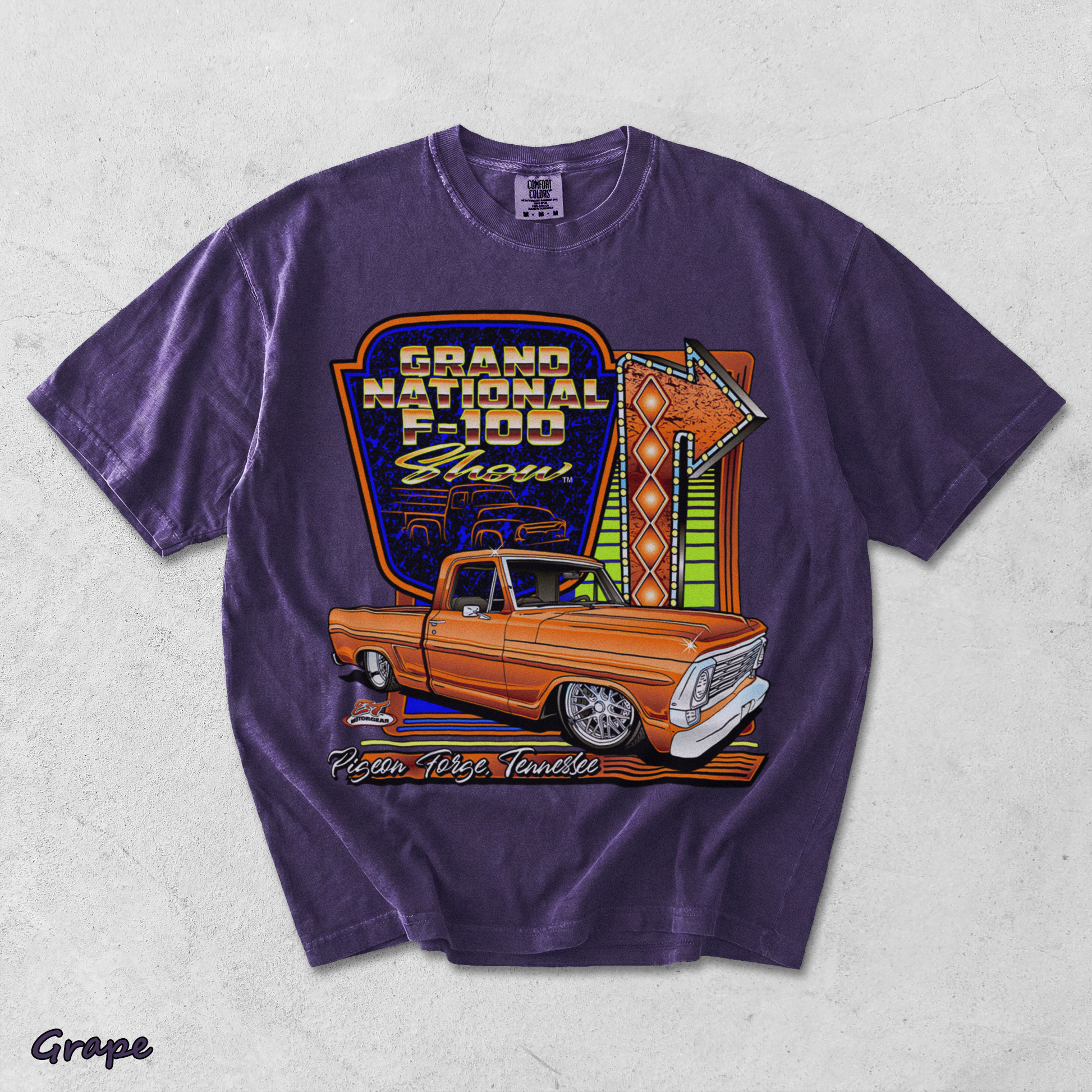 Grand National F100 - Grape mockup