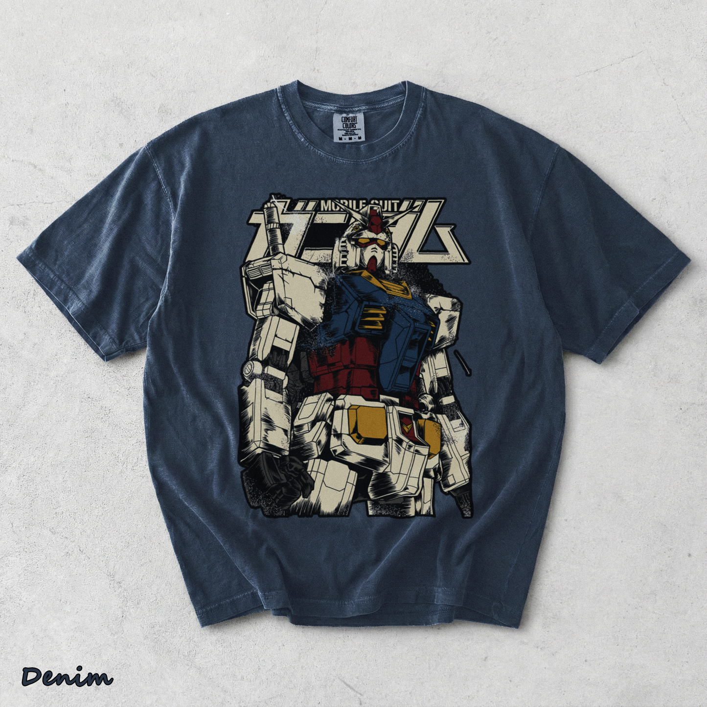 Gundam 2 (1) - Denim mockup