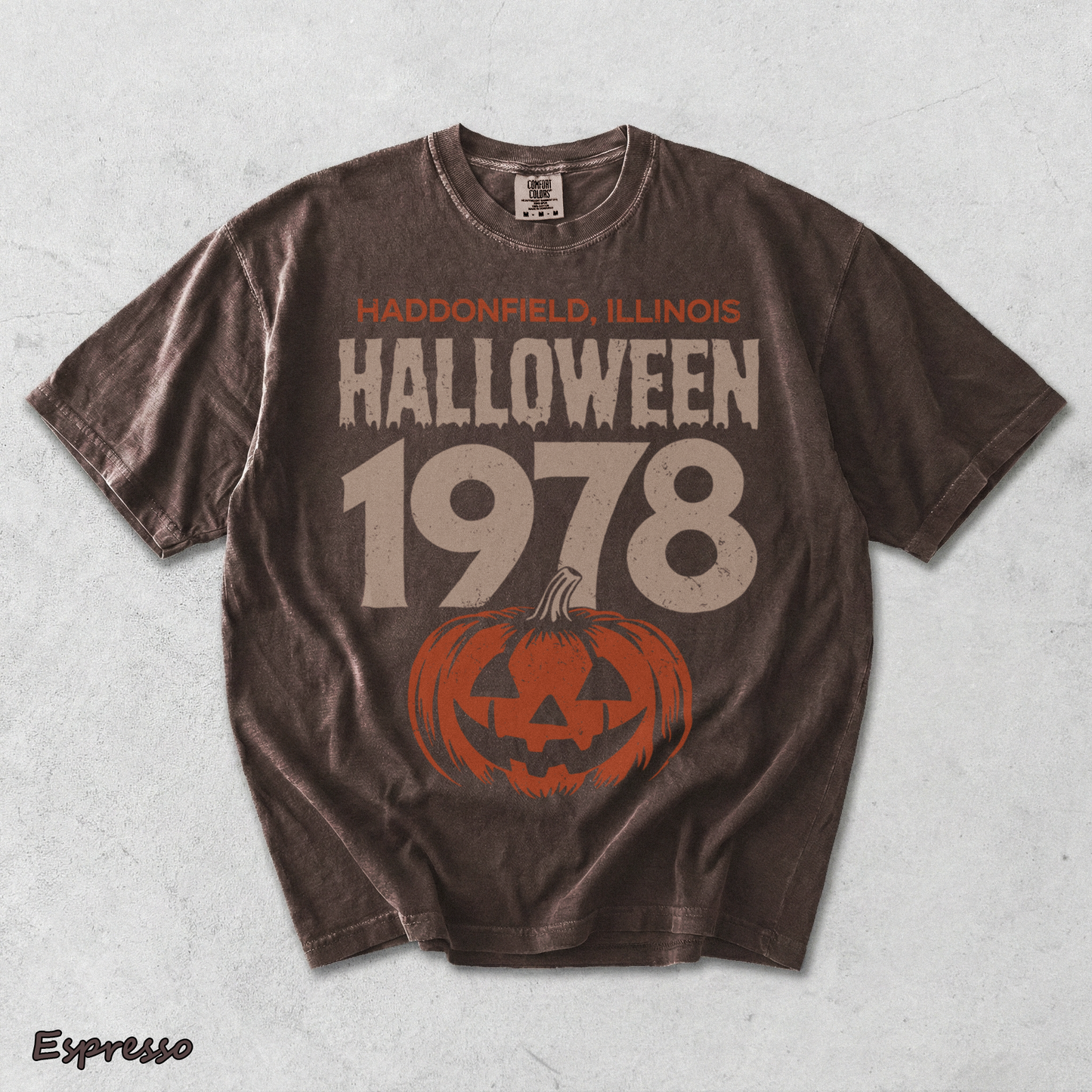 Haddonfield Illinois Halloween - Espresso mockup