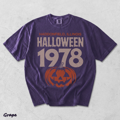 Haddonfield Illinois Halloween - Grape mockup