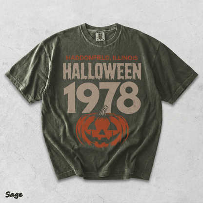 Haddonfield Illinois Halloween - Sage mockup