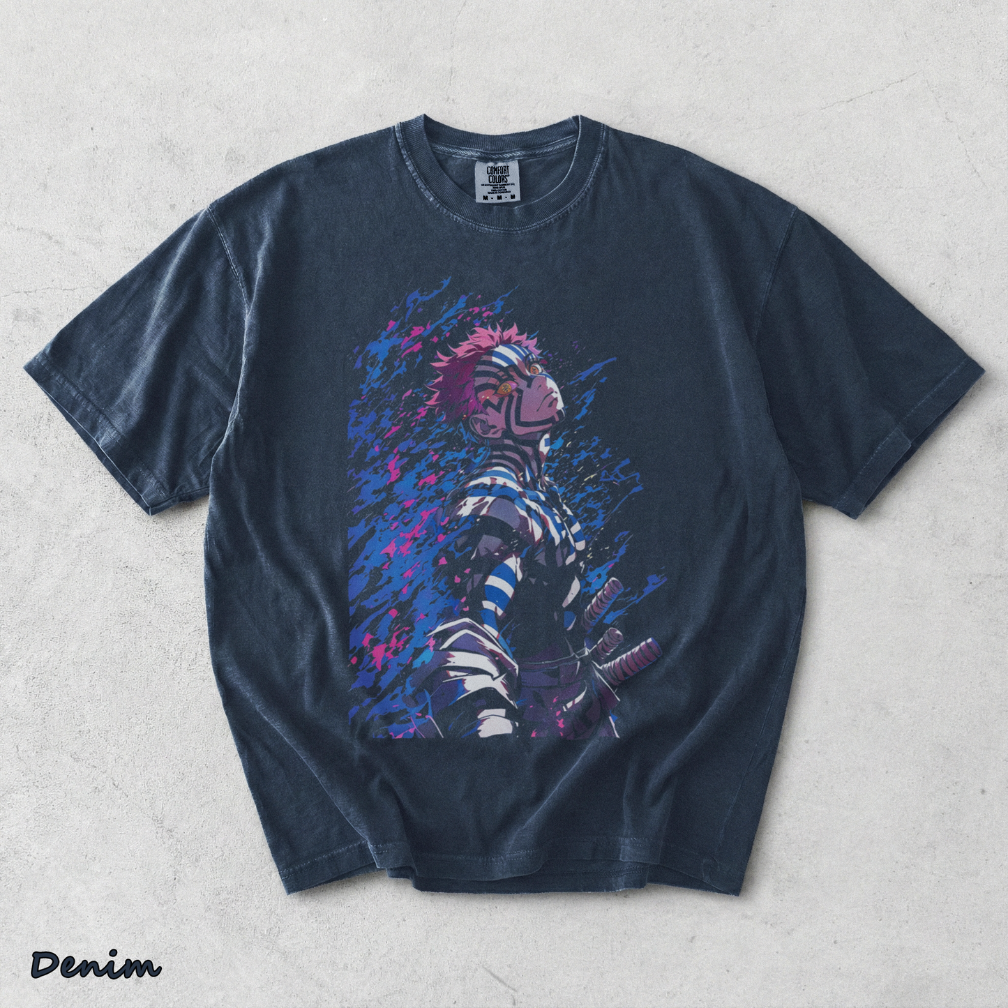 Hakuji Akaza - Denim mockup