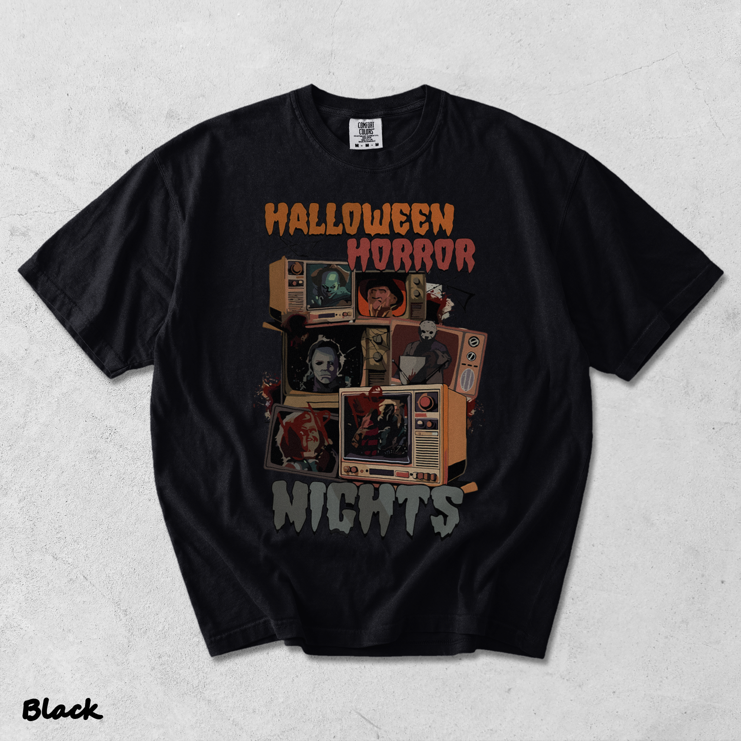 Halloween Horror Nights T-shirt - Black mockup
