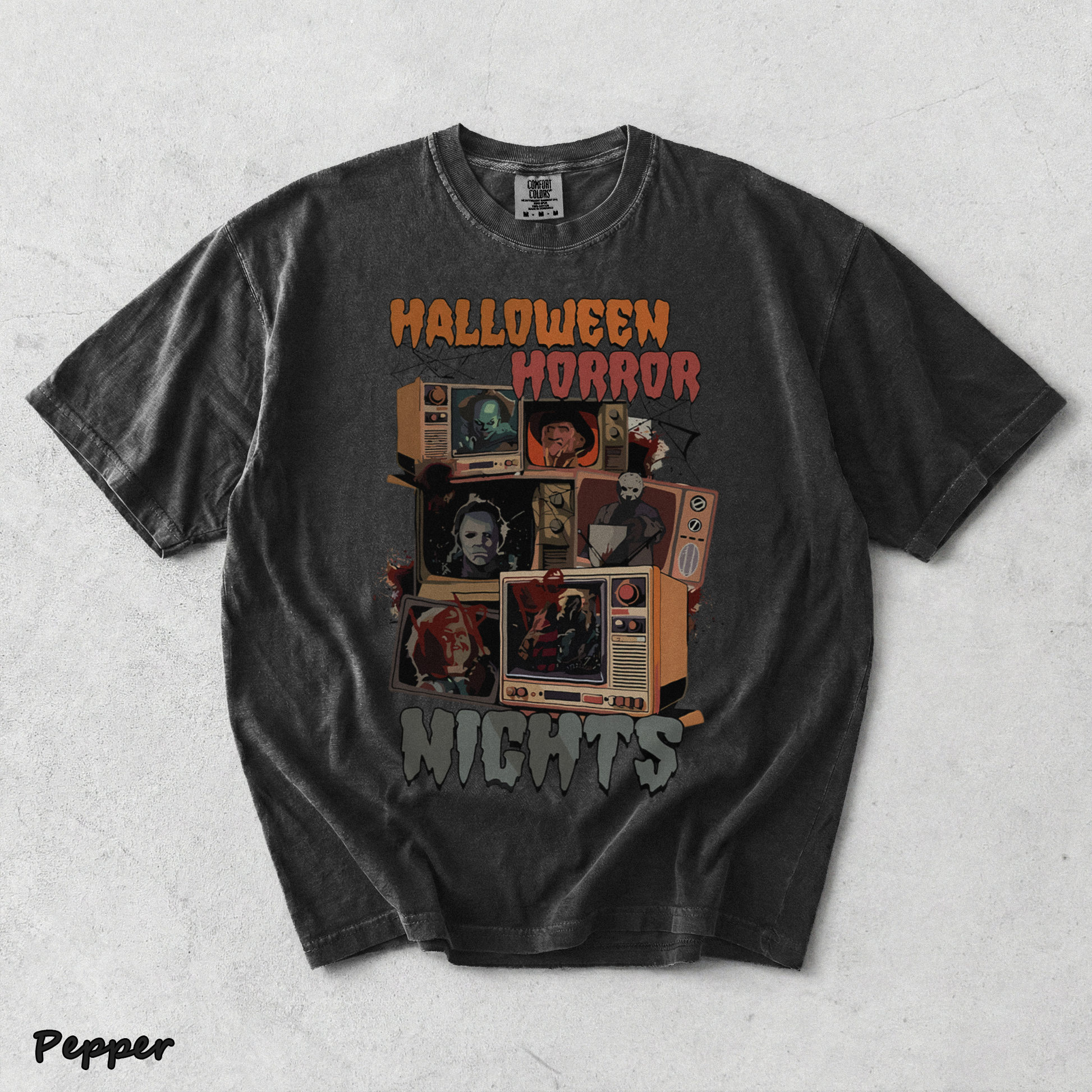Halloween Horror Nights T-shirt - Pepper mockup
