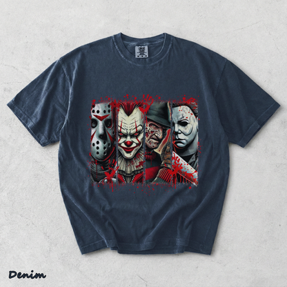 Halloween Horror T-Shirt - Denim mockup