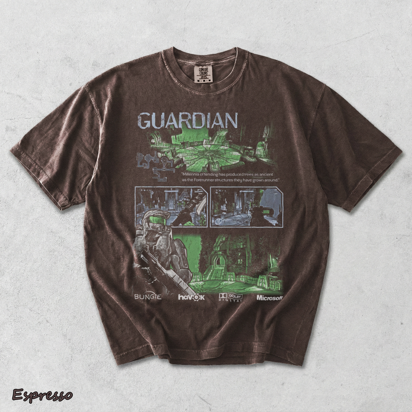 Halo 3 bback - Espresso mockup