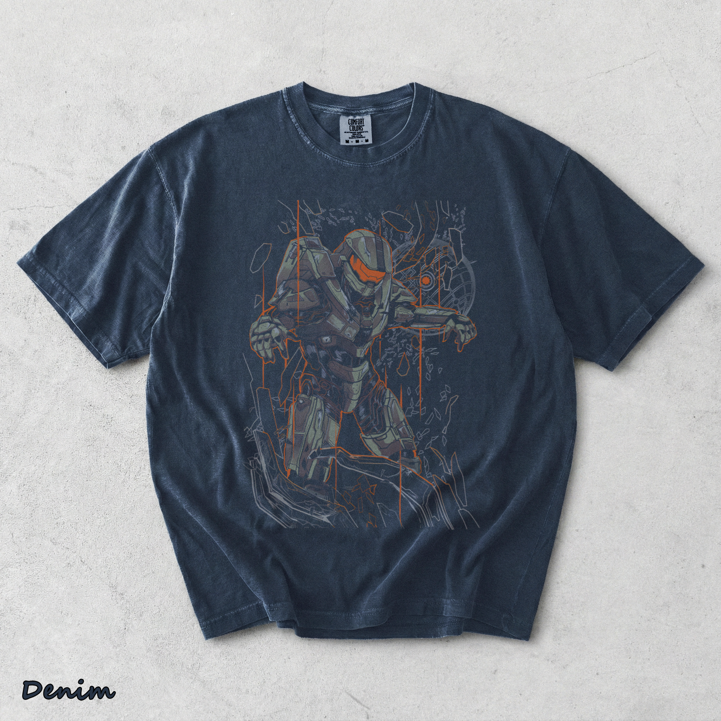Halo Master Chief 2 - Denim mockup