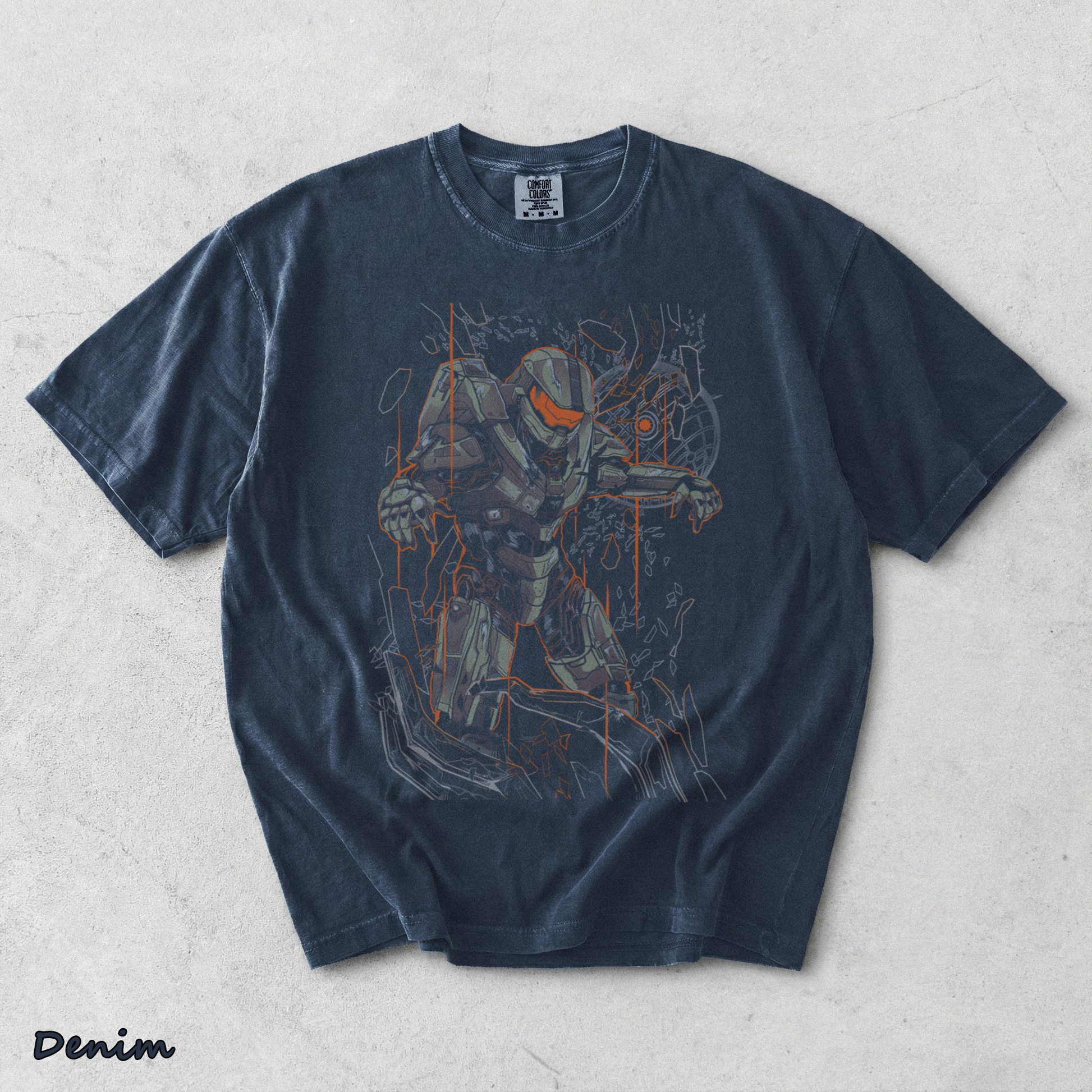 Halo Master Chief 2 - Denim mockup
