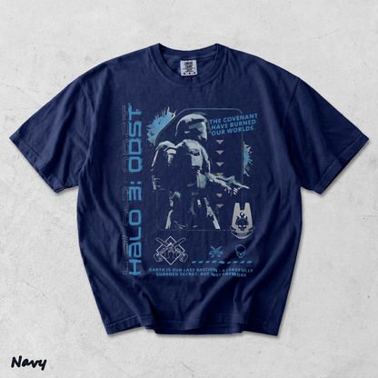 Halo ODST The Rookie F T-Shirt - True Navy mockup