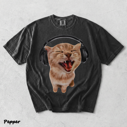 Happy Cat Headphones - Pepper mockup