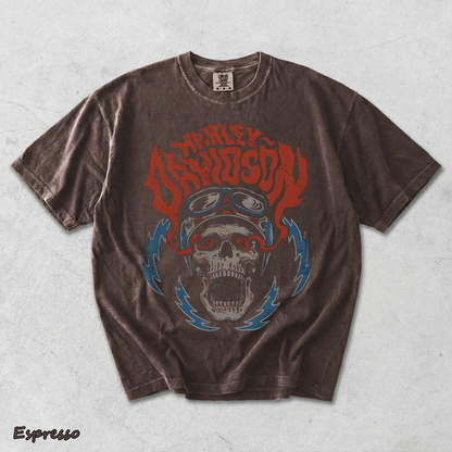 Harley Davidson Skull - Espresso mockup