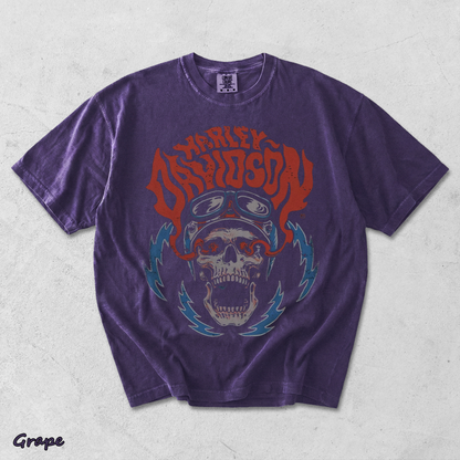 Harley Davidson Skull - Grape mockup