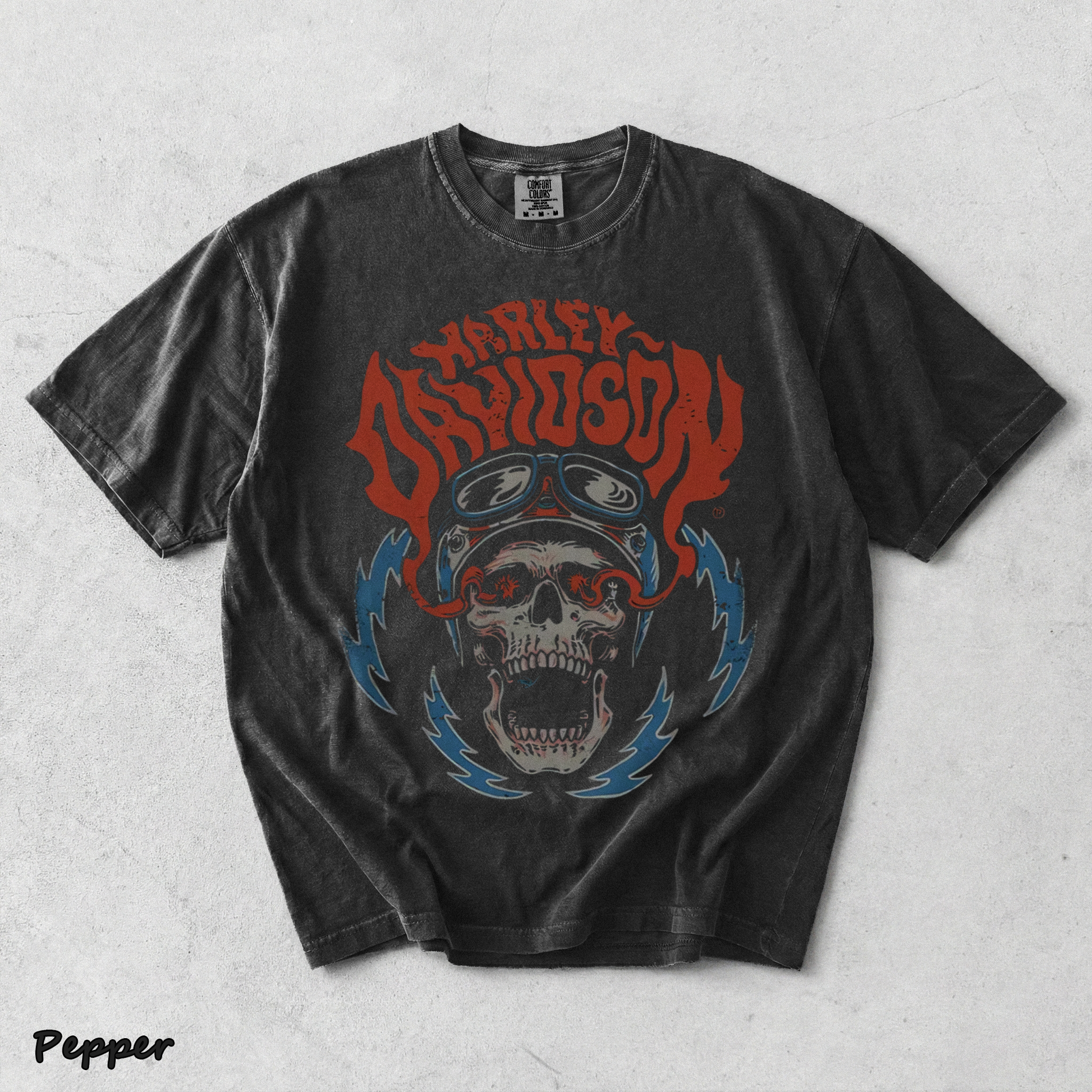 Harley Davidson Skull - Pepper mockup