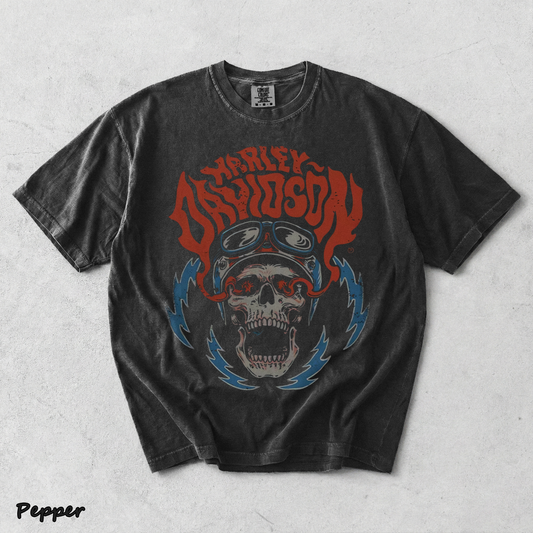 Harley Davidson Skull - Pepper mockup