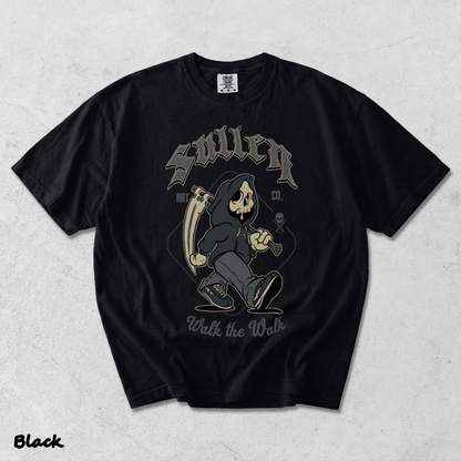 Heavyweight T-shirt - Black mockup