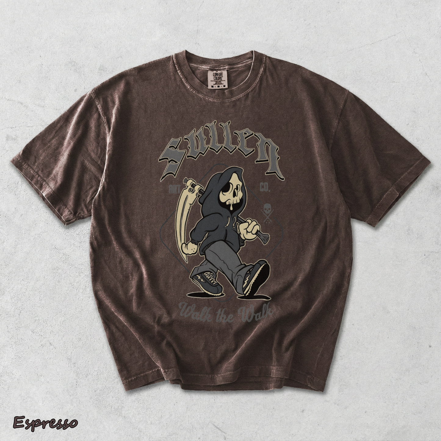 Heavyweight T-shirt - Espresso mockup
