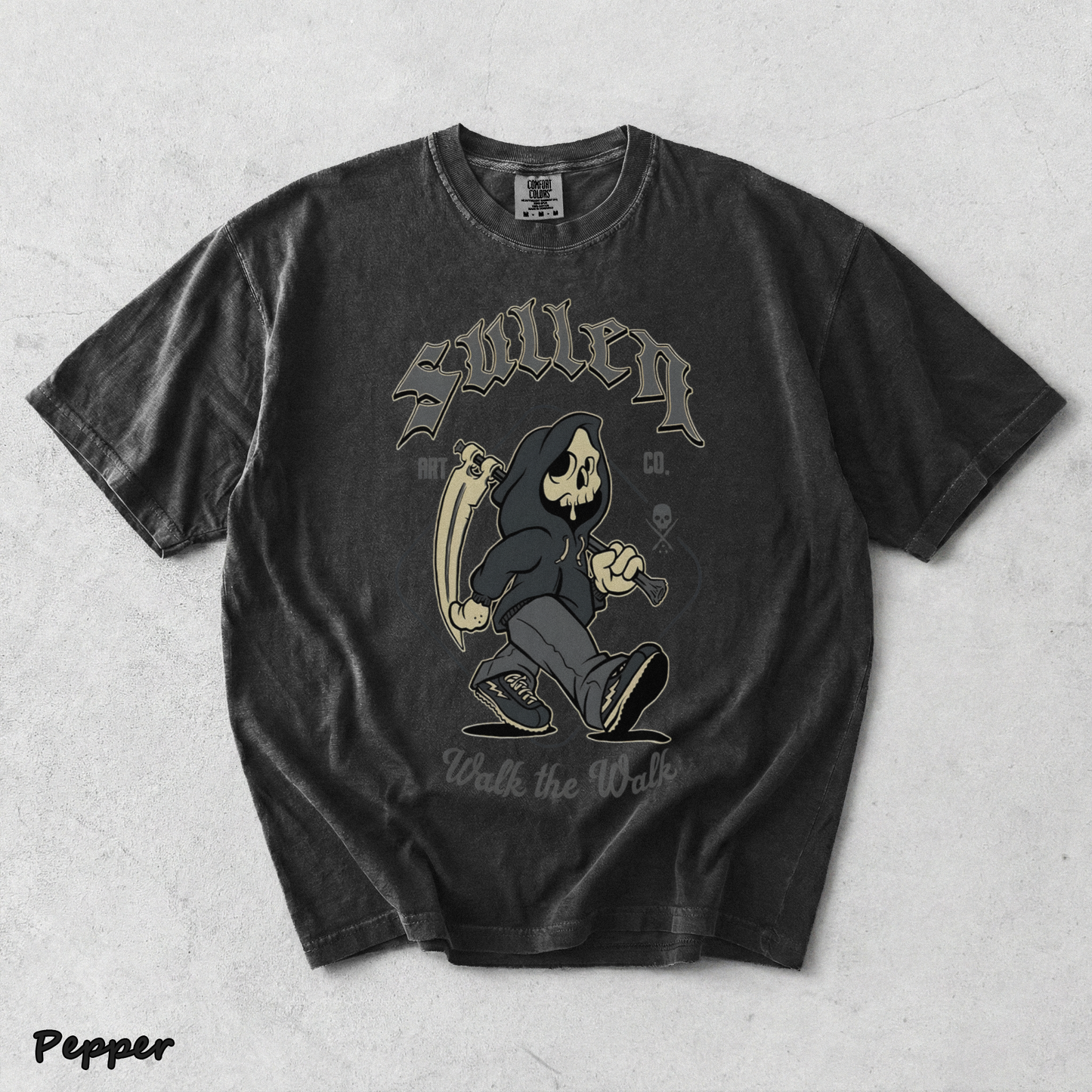 Heavyweight T-shirt - Pepper mockup