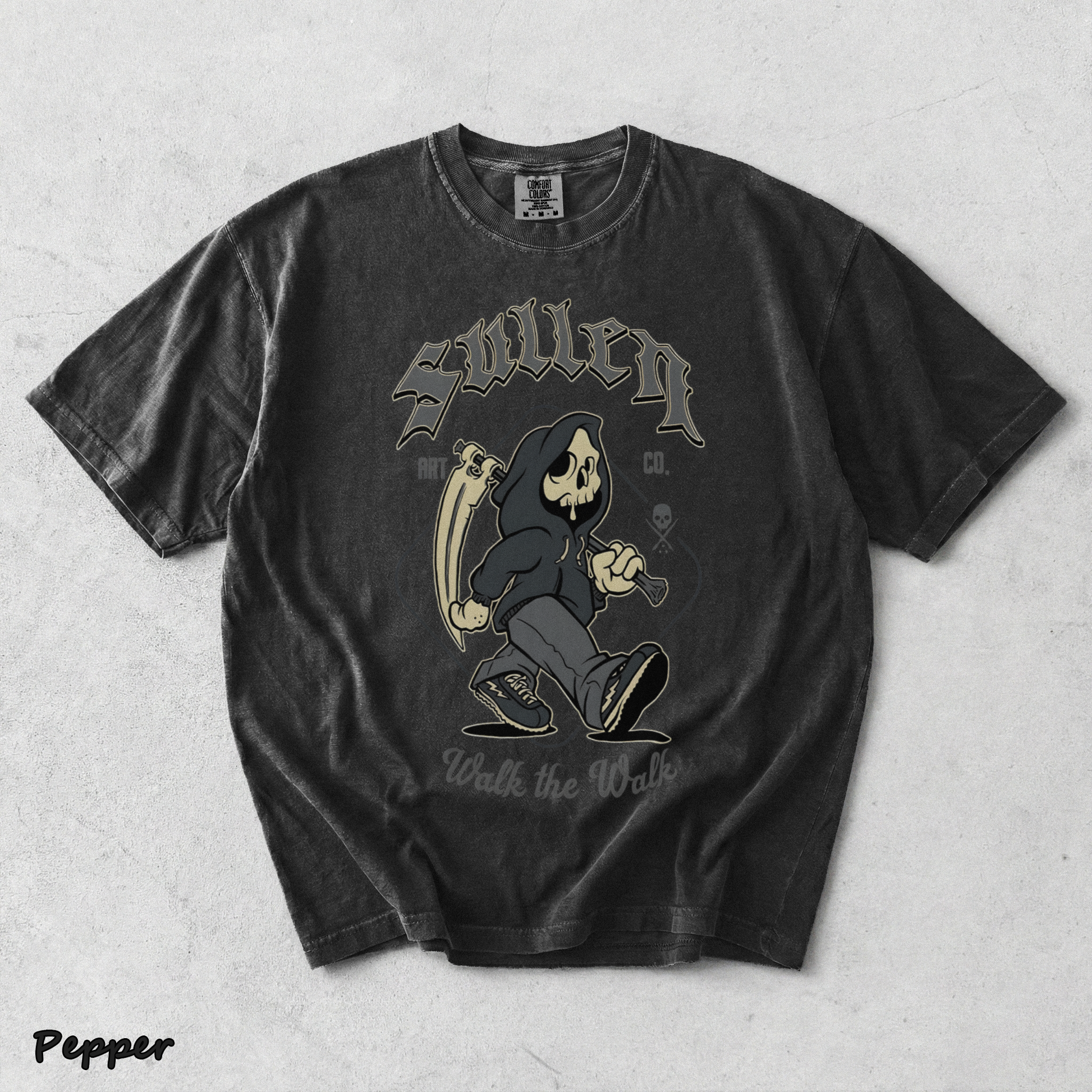Heavyweight T-shirt - Pepper mockup