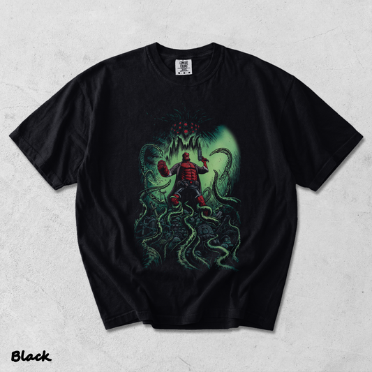 Hellboy Vintage - Black mockup